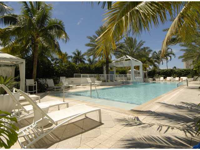 Pool at Sapphire Condo in South Florida waterfront views beach real estate